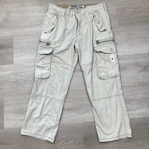 Vintage Y2K WearFirst Baggy Cargo Utility Pants Men's 36x29